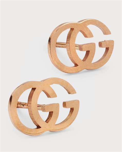 gucci running g earrings|gucci cat stud earrings.